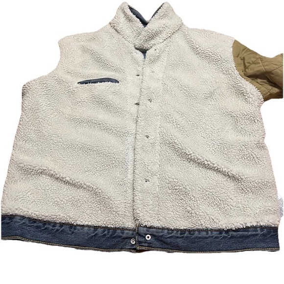 Levi’s Sherpa Trucker Jacket 16365-0044 Men’s Size L Light Blue Denim EXC cond - Picture 9 of 13